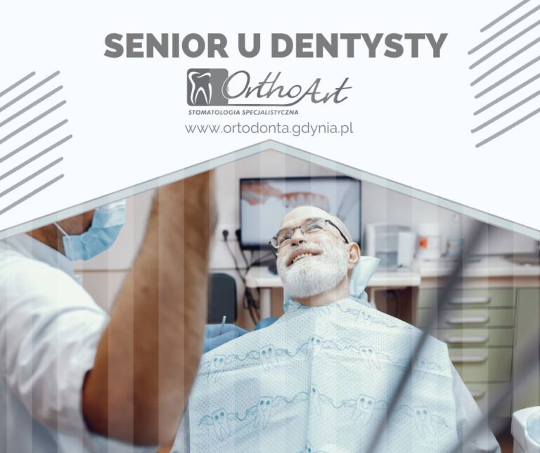 Seniorzy, pamiętajcie, że regularne wizyty u dentysty są kluczowe